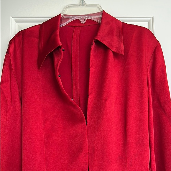 Chic Red Tie-Waist Blazer by Rails - Picture 3 of 6